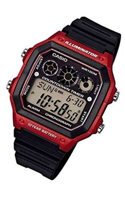 Casio Men's AE-1300WH-4AV Referee Timer Watch Casio Men's AE-1300WH-4AV Referee Timer Watch