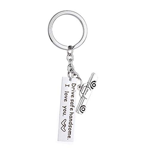 Kanggest Drive Safe Keychain I Need You Here with Me Gift for Trucker Husband Boyfriend Dad on Father's Day Valentines Day Christmas Kanggest Drive Safe Keychain I Need You Here with Me Gift for Trucker Husband Boyfriend Dad on Father's Day Valentines Day Christmas