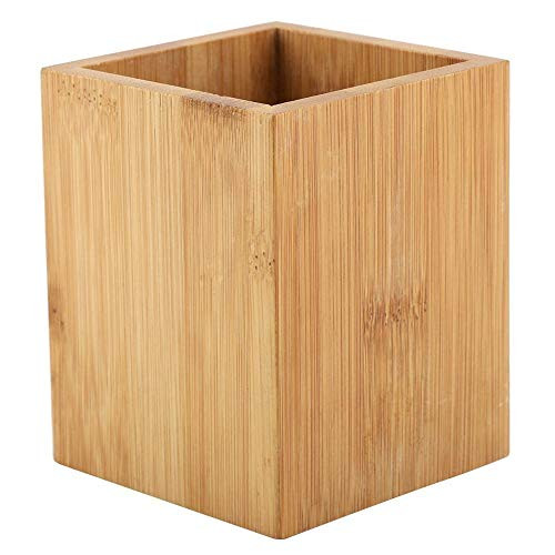 Maxmartt pencil holder,Bamboo Pen Holder Office School Desk Pencils Storage Organizer Stand Stationery Supply