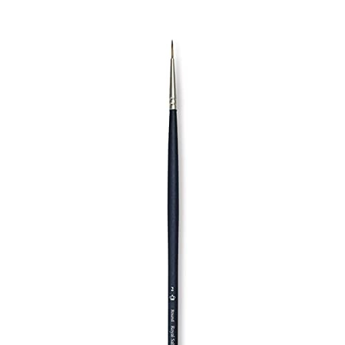 Royal Sabletek Long Handle Round 2 - Artist Paint Brush - L95500-2 - Single by Nowells
