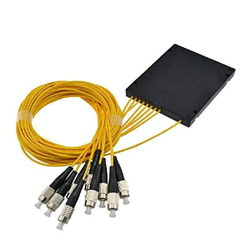 Lysee Fiber Optic Equipments - ST UPC 1x8 PLC optical splitter single mode with ST UPC connector for FTTH ST PLC 1x8 PLC optic splitter box