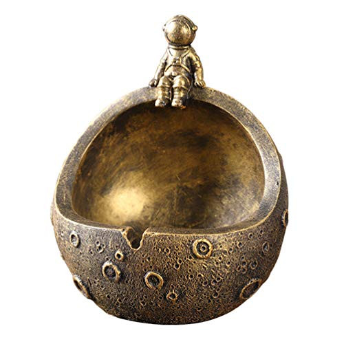 BESPORTBLE Astronaut Ashtray Desktop Ornament Resin Ashtray Home Decor