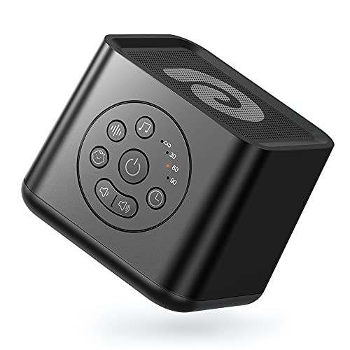 Dreamegg White Noise Machine - Sound Machine with 21 Natural  and  Soothing Sounds, Volume Control  and  Auto-Off Timer, Perfect for Adults  and  Baby Sleeping, Office Privacy, Noise Canceling  and  Travel, Black