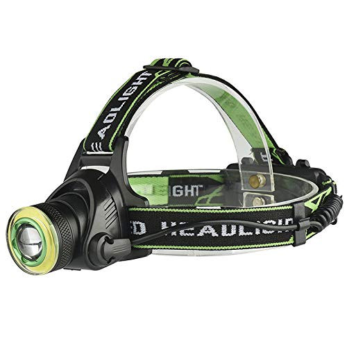 CREE XML-T6 plusCOB LED Frontal Led Headlamp Headlight Flashlight RechargeableTorch Head lamp Battery Charger