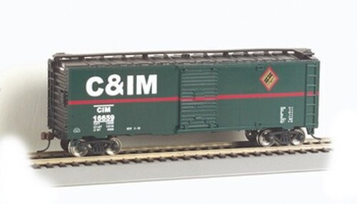Bachmann Trains Chicago And Illinois Midland 40' Box Car-Ho Scale Bachmann Trains Chicago And Illinois Midland 40' Box Car-Ho Scale