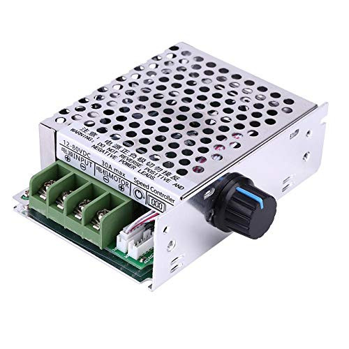 Ginorgee DC Motor - 12V-80V DC 30A PWM Variable Digital LCD Display DC Motor Speed Controller with Case