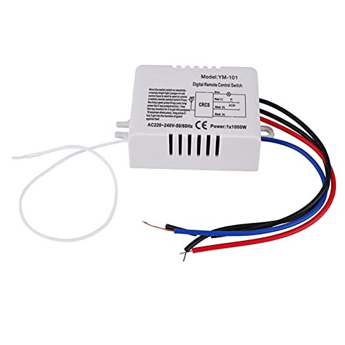 Digital Wireless Wall Remote Switch, Wall Remote Switch Receiver Transmitter Practical Easy To Install for Home for Industry