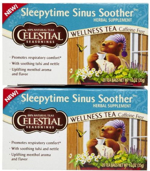 Celestial Seasonings Sleepytime Sinus Soother Tea Bags, 20 ct, 2 pk Celestial Seasonings Sleepytime Sinus Soother Tea Bags, 20 ct, 2 pk