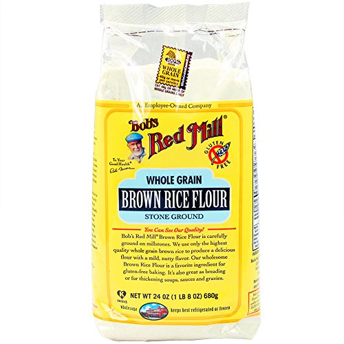 Bob's Red Mill Gluten Free Brown Rice Flour, 24 Oz -4 Pack-