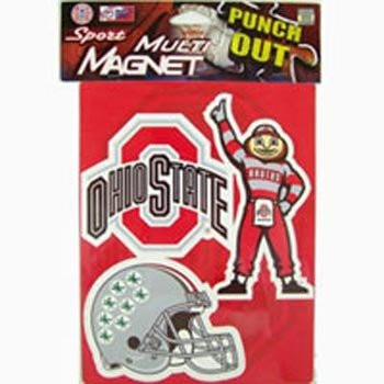 Ohio State Buckeyes NCAA Multi Magnet Sheet