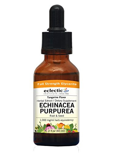 Eclectic Ech Purpurea Glycerite, Orange, Tangerine, 2 Fluid Ounce
