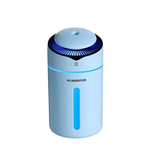 GREHED Cool Humidifier,300ml Warm and Cool Mist Ultrasonic Humidifier for Bedroom and Babies, Home, Germ Free and Whisper-Quiet