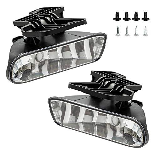 Fog Lights 881 12V 27W With Clear Lens Replacement for GMC Sierra 15002500 Sierra 1500HD2500HD3500C3 GMC Yukon Pickup Truck SUV 99 00 01 02 03 04 05 06