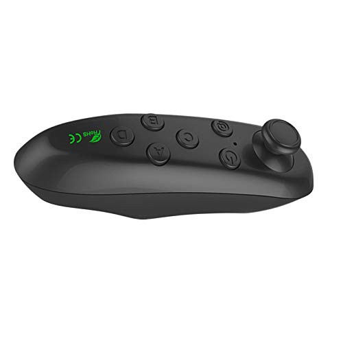 YEES Portable Wireless Bluetooth Remote Controller Gamepad, Wireless Bluetooth 3.0 Gamepad Selfie Remote Controller for VR Glasses PC TV iOS Android Systems Forceful
