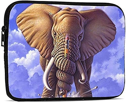 Elephant and Pencil 9.7 Inch Tablets Sleeve Bag Case Laptop Protection Small Cover Bag Laptop Case Pouch