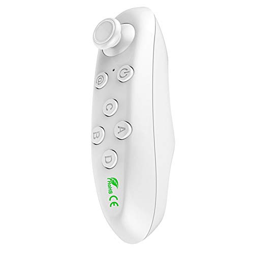 goforwealth VR Remote Controller, Mini Portable Multi-Functional Wireless Bluetooth Gamepad Remote Controller, Gamepad Bluetooth Control for Tablet PC TV iOS Android Systems superbly