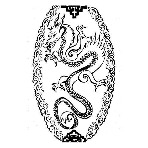 Efco Dragon Stamp with 1 Part, 11 x 8 x 2 cm
