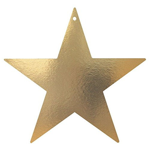 Gold Star Cutouts | 12"| Party Decor