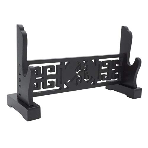 Eforlife Sword Stand Weapon Display Stand Katana Genji Japanese Samurai Sword Blade Medieval Sword Stand Holder Dragon-? -1-Tier-