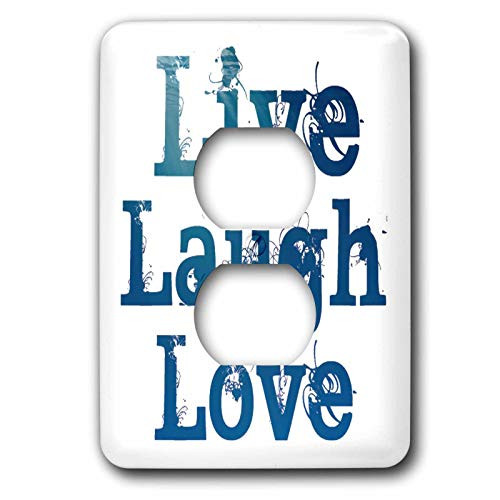 3dRose lsp-33714-6 Ocean Live, Laugh, Love-Inspirational Quotes Outlet Cover, Multi-Color 3dRose lsp-33714-6 Ocean Live, Laugh, Love-Inspirational Quotes Outlet Cover, Multi-Color