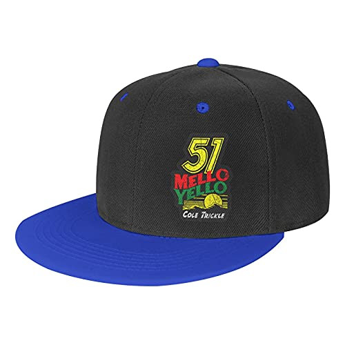 51 Mello Yello Cole Trickle Kids Baseball Hat Boy Adsjutable Child Sun Protection Ball Cap for Boys Girls Blue