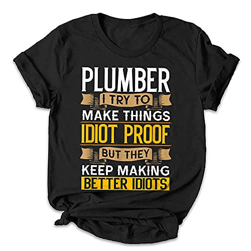 Selloria Plumber Sarcastic Graphic Funny Plumbing Tank Top, V-Neck, T-Shirt, Long Sleeve, Sweatshirt, Hoodie