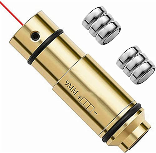 AKFIRE 9mm Laser Training Cartridge with Spare O-Rings - Dry Fire Trainer-Integrated Snap Cap for Dry Fire Training