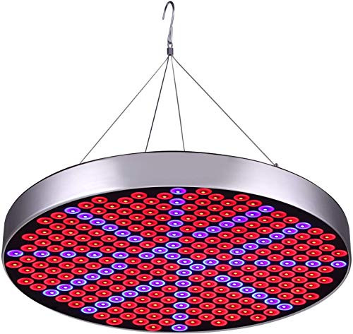 PCtech Led Grow Light, 50W Grow Lights for Indoor Plants UFO 250 LEDs Full Spectrum Growing Lamp for Hydroponics,Greenhouses,Grow Tent,Plant Factory,Flower and Vegetable Planting