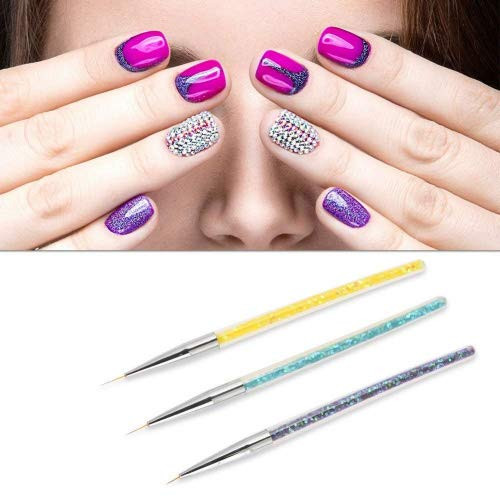 3pcs Nail Art Painting Pen, Nail Gel Polish Painting Nail Art Design Brush Pen Set Nail Dotting Painting Drawing Pen Professional Liner Drawing Sequins Design Handle Manicure Tool 3pcs Nail Art Painting Pen, Nail Gel Polish Painting Nail Art Design Brush Pen Set Nail Dotting Painting Drawing Pen Professional Liner Drawing Sequins Design Handle Manicure Tool
