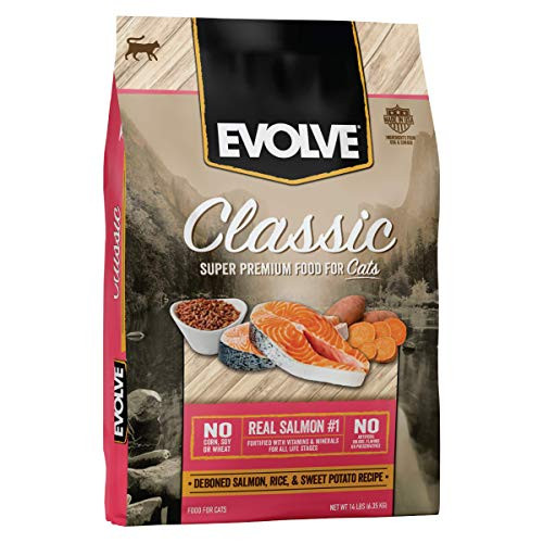 Evolve Classic Deboned Salmon, Brown Rice and Sweet Potato Recipe Cat Food