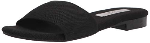 STEVEN by Steve Madden Women's SAFFIRA Slide Sandal, Black, 7