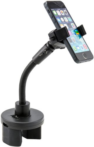 Arkon Cup Holder Car Mount for iPhone X 8 7 6S Plus iPhone 8 7 6S Galaxy S8 S7 S6 Note 8 5 Retail Black
