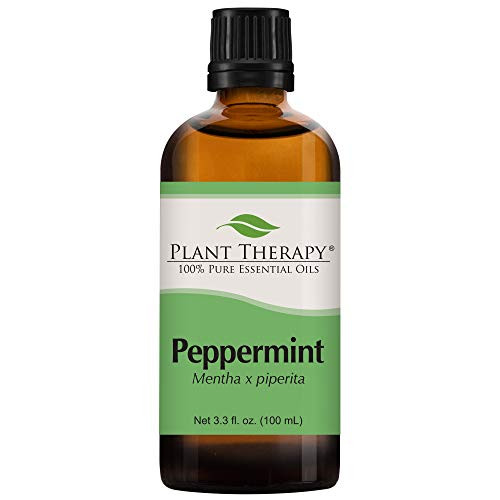Plant Therapy Peppermint Essential Oil 100 percent Pure, Undiluted, Natural Aromatherapy, Therapeutic Grade 100 mL -3.3 oz- Plant Therapy Peppermint Essential Oil 100 percent Pure, Undiluted, Natural Aromatherapy, Therapeutic Grade 100 mL -3.3 oz-