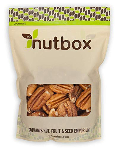 Nutbox Raw Pecans, Jumbo Halves 32 ounces -2 Pounds- | Unsalted, No Shell, Naturally Gluten Free, No Preservatives, Non-GMO, Premium, Packed Fresh in Resealable Bulk Bag Nutbox Raw Pecans, Jumbo Halves 32 ounces -2 Pounds- | Unsalted, No Shell, Naturally Gluten Free, No Preservatives, Non-GMO, Premium, Packed Fresh in Resealable Bulk Bag