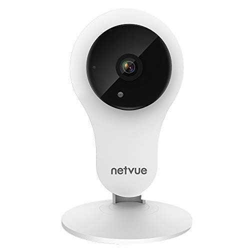 NETVUE Security Camera, Indoor Wireless Home Camera with Motion Detection, Baby & Pet Monitor, 7x24H Cloud Storage, 2 Way Audio, Night Vision, Home Security Camera with Alexa