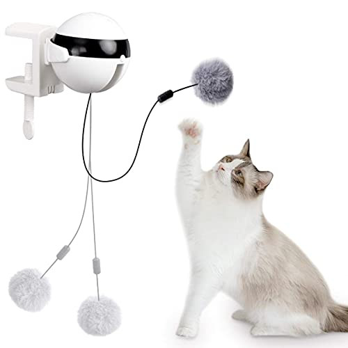 WZYYYDS Automatic Cat Toy Ball Electric Lifting Interactive Self Playing Teaser Puzzle Smart Pet Cat Ball Toys Supplies for Cats Kitten