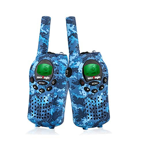 Walkie Talkies for Kids, Kids Walkie Talkies for Girls and Boys, Vox Hands Free 4 Miles Long Range Walkie Talkie Set with Cystal Sound and LED Flashlight, Best Kids Toys Gifts for Christmas Birthday