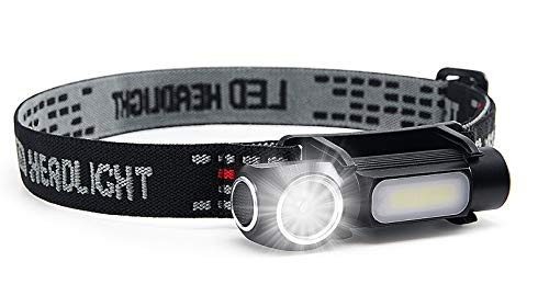 Elger Headlamp 500-Lumen LED Rechargeable Headlamp, Adjustable Headlamp T7, IPX4 Waterproof Flashlight With 6 Modes Headlight For Running, Outdoor Camping, Biking, Hiking and More