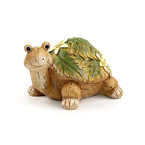 QIANSHENG Cute Garden Turtle Statue Resin Animal Figurines Sculpture Patio Yard Lawn Pond Ornament Home Desk Indoor Outdoor Decor Gift QIANSHENG Cute Garden Turtle Statue Resin Animal Figurines Sculpture Patio Yard Lawn Pond Ornament Home Desk Indoor Outdoor Decor Gift