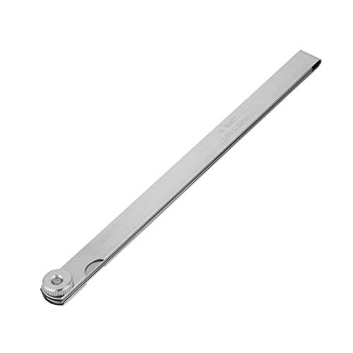 200mm Stainless Steel Feeler Gauge Ruler Welding Inspection Tool, Stainless Steel Gage Feeler Measuring Tool