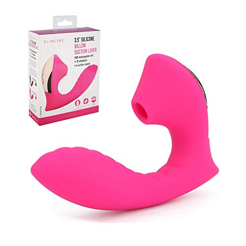 Clit Sucking Vibrator for Women 2-in-1 G Spot and C Spot Massager with 10 Vibration Modes  and  4 Suction Intensities USB Rechargeable