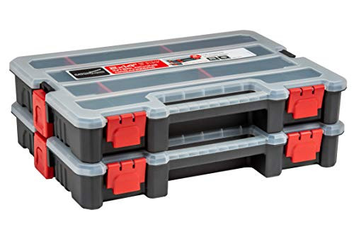 Toolbox Organizer Set Tool Organizer Storage Box Small Parts Case -2 Pieces Set-