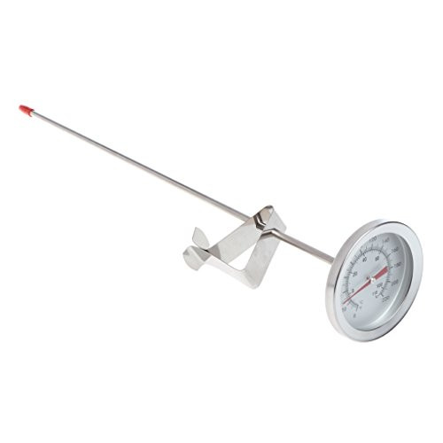 HELYZQ 12" Stainless Steel Dial Thermometer Probe Homebrew Brew Kettle Temperature Measuring