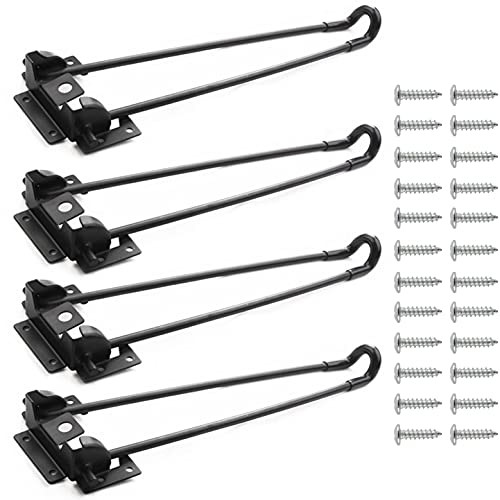 Btibpse Folding Table Legs 12.5 Inch Heavy Duty Folding Furniture Legs Black for Coffee Table Laptop Table Mini Desk Small Table -12.5"-