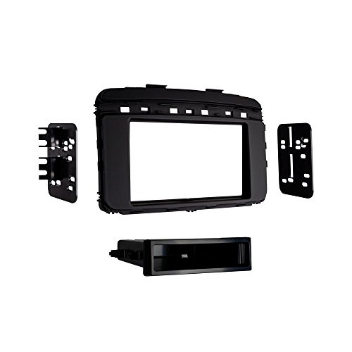 Metra 99-7366B ISO Single DIN Dash Kit for 2016- Kia Sorento (Black)