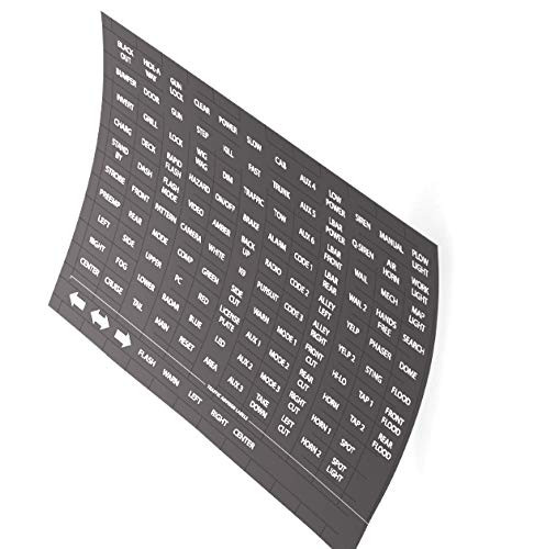 Official Feniex 4200 Replacement Legend Stickers -Full Size-