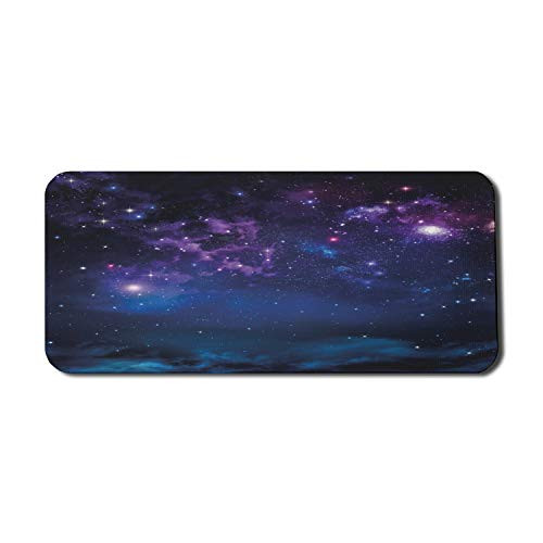 Ambesonne Space Computer Mouse Pad, Milky Way Themed Dark Matter with Star Field Sci Fi Travel Display Artwork Print, Rectangle Non-Slip Rubber Mousepad X-Large, 35" x 15" Gaming Size, Magenta Blue Ambesonne Space Computer Mouse Pad, Milky Way Themed Dark Matter with Star Field Sci Fi Travel Display Artwork Print, Rectangle Non-Slip Rubber Mousepad X-Large, 35" x 15" Gaming Size, Magenta Blue