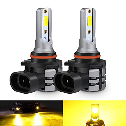 ZDATT H10 LED Fog Lights Bulbs 3000K Golden Light Yellow 9140 9145 Fog Light DRL 30W High Power Replacement for Cars ,Trucks, SUVs, Vans