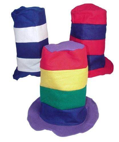 Fun Express Stovepipe Party Hat Assortment (1 dz) [Toy]