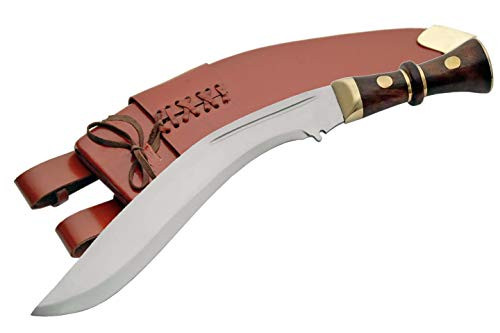 SZCO Supplies Gurkha Kukri Machete, Brown